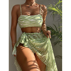 Damen Bikini-Set mit modischem Wickelrock R&B