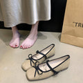 Damen elegante Mary Jane Ballerinas mit modischem Schleifenakzent R&B