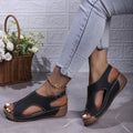 Damen Bequeme Sandalen mit offener Zehenpartie R&B