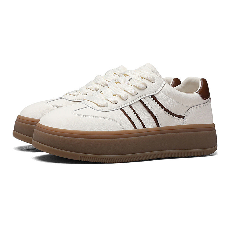 Damen Bequeme und modische Sneakers mit Plattformsohle R&B