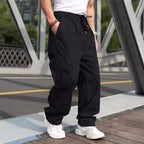 Herren lässige Cargohose mit elastischem Bund R&B
