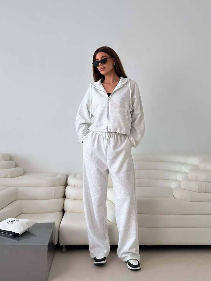 Damen lässige Kapuzenjacke mit hohem Kragen und Reißverschluss R&B