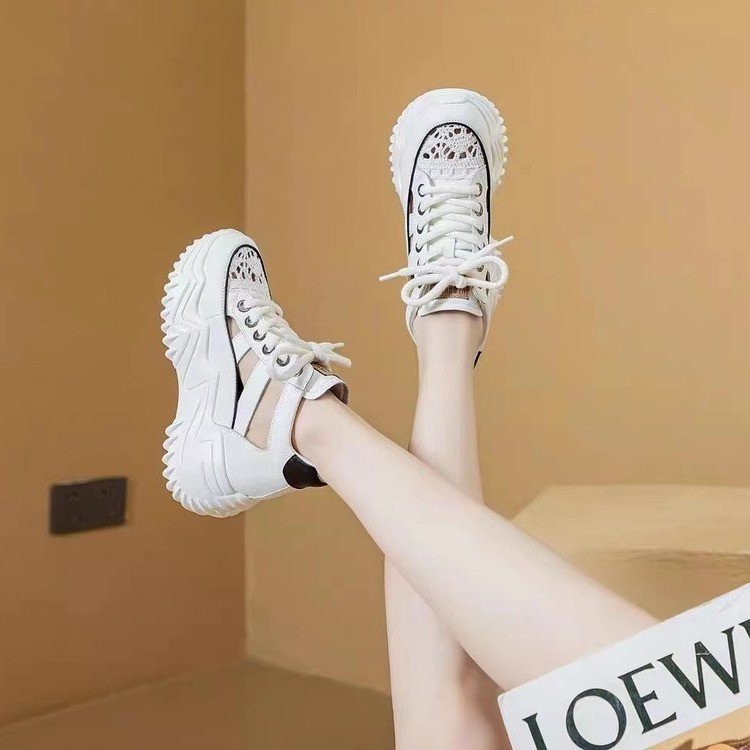 Damen Sportliche High-Top Sneakers mit rutschfester Profilsohle und atmungsaktivem Obermaterial R&B
