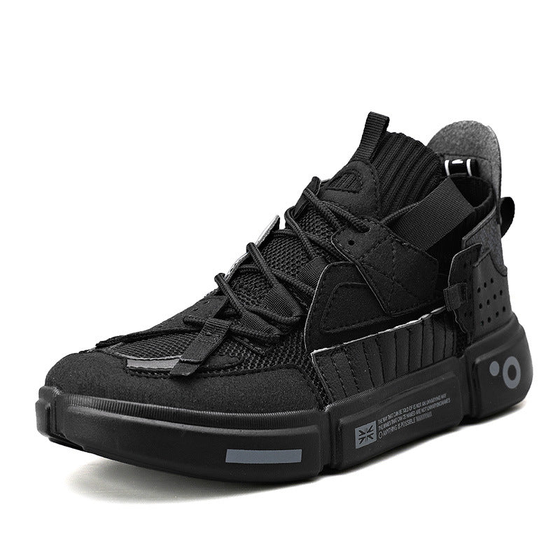 Damen Sportliche High-Top Sneakers mit strapazierfähigem Obermaterial und atmungsaktiver Struktur R&B