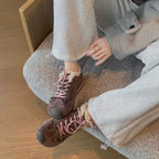 Damen Komfortable Sneaker mit flauschigem Innenfutter und modischem Design R&B