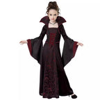 Mädchen Halloween Kostüm im Vampir-Stil mit bunten Akzenten R&B
