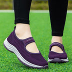 Damen Leichte und bequeme Sportpumps mit elastischem Obermaterial R&B