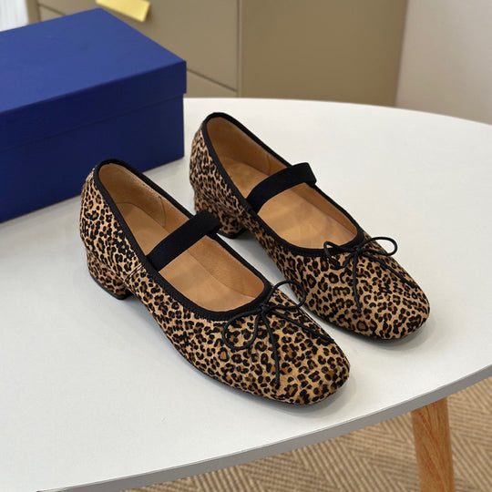 Damen Elegante Ballerinas mit Schleifen-Detail R&B