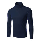 Herren eleganter Rollkragenpullover aus bequemen Stretchmaterial R&B