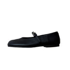 Damen elegante Ballerinas mit verstellbarem Riemchen und weichem Leder R&B