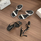 Damen Elegante und modische Sandalen mit Absatz