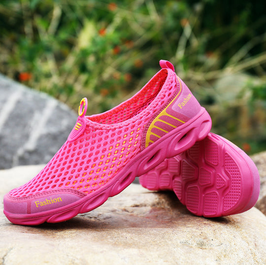 Damen Atmungsaktive Freizeitschuhe mit flexiblem Mesh-Obermaterial R&B