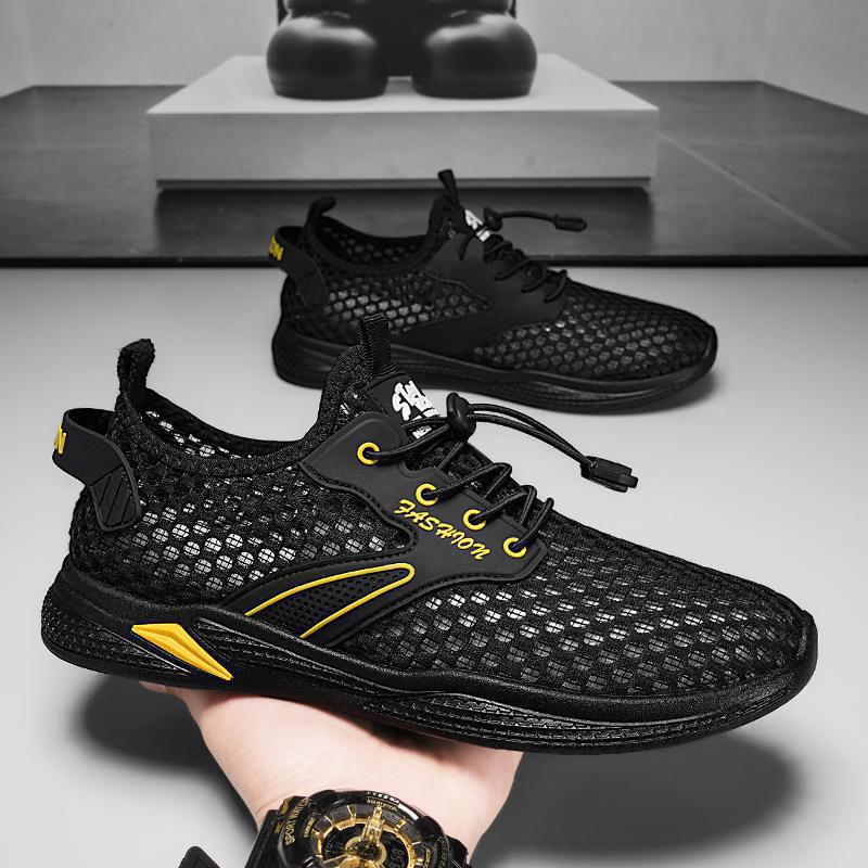 Damen Atmungsaktive Fitness-Sneaker mit flexiblem Schnellschnürsystem R&B
