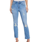 Damen Ripped Jeans mit elegantem Schnitt und modischen Details R&B