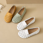 Damen Komfortable und atmungsaktive Slipper mit modischem Cut-Out-Design R&B