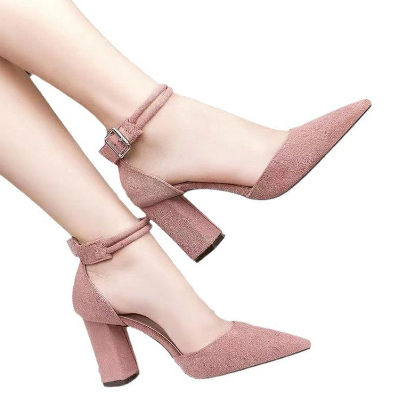 Damen Elegante Slingback-Pumps mit Blockabsatz und stilvollem Riemchen-Design R&B