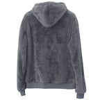 Damen kuscheliger Kapuzenpullover aus Fleece R&B