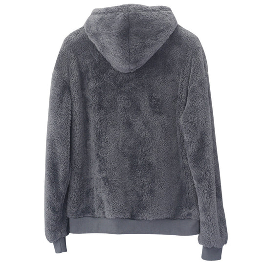 Damen kuscheliger Kapuzenpullover aus Fleece R&B
