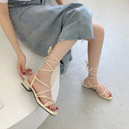 Damen transparente Riemchen-Sandaletten mit blockiertem Absatz und verspieltem Design R&B