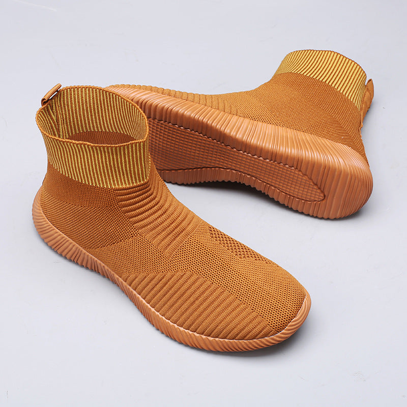 Damen High-Performance Stricksocken Sneakers R&B