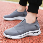 Damen Komfortable Slip-On Sneakers mit atmungsaktivem Strick-Obermaterial R&B