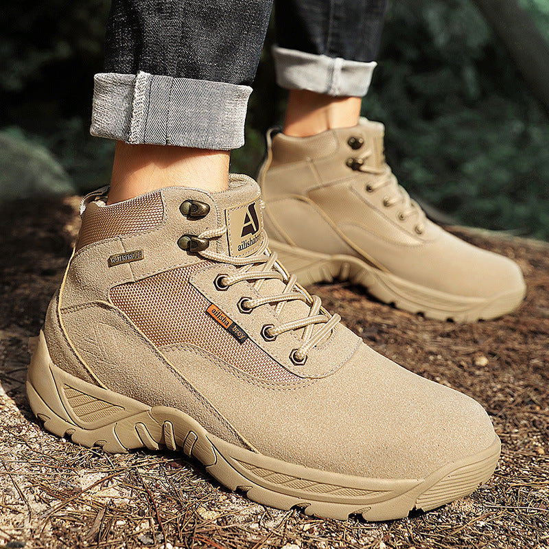 Herren wasserfeste Wanderschuhe mit rutschfester Sohle und komfortabler Polsterung R&B