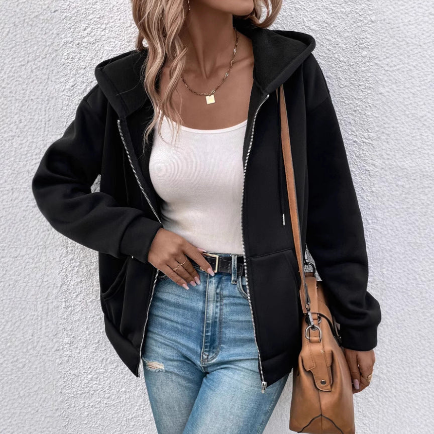 Damen Gemütliche Kapuzenjacke R&B