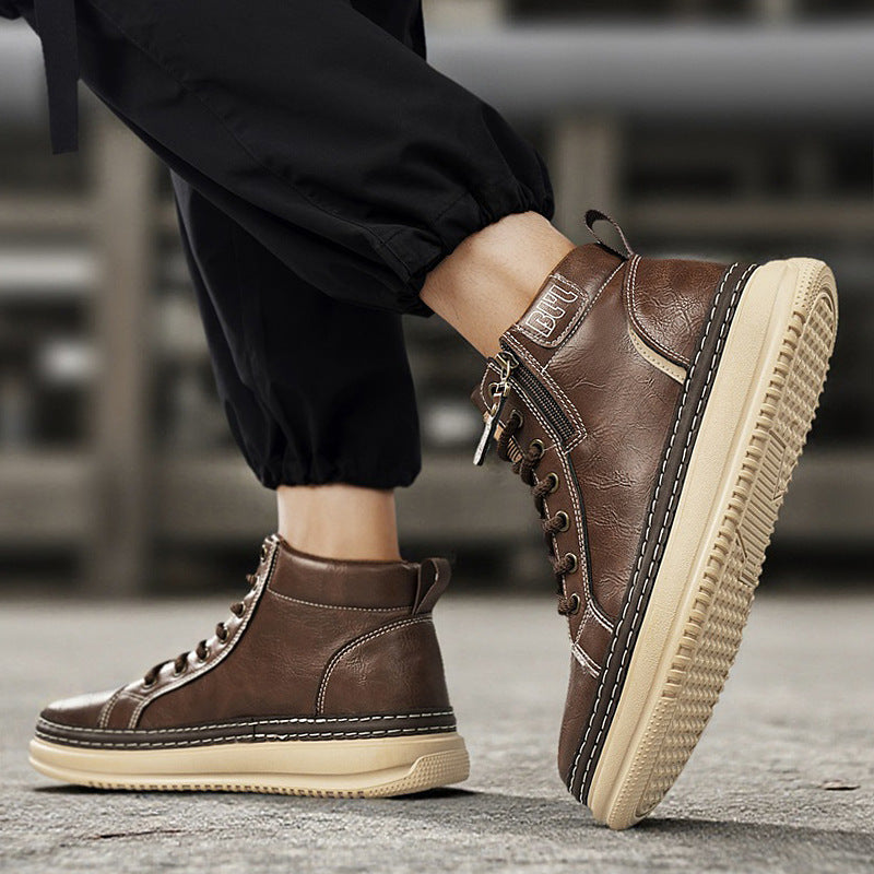 Herren Robuste Schnürboots mit isolierter Fütterung und rutschfester Sohle