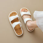 Damen Flip-Flops mit elegantem Schleifen-Design und gepolsterter Sohle