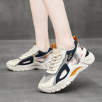Damen Sportliche Sneaker mit atmungsaktivem Mesh und dämpfender Sohle