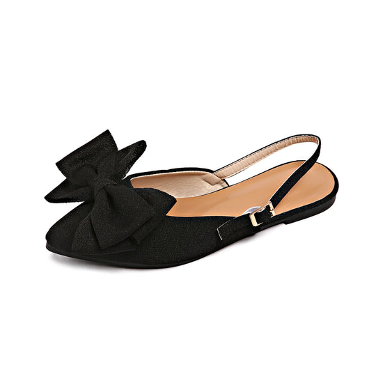 Damen elegante Ballerinas mit dekorativem Schleifen-Design R&B