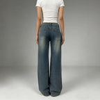 Damen Weit geschnittene Jeans mit entspannter Passform