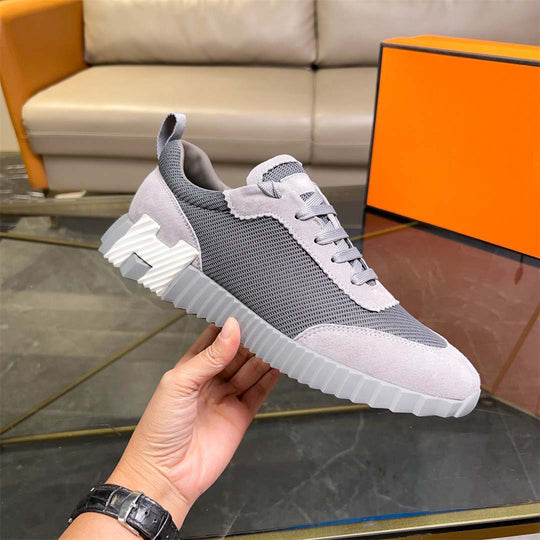 Damen Modische Sneakers mit atmungsaktiver Oberflächenstruktur und robustem Profil R&B