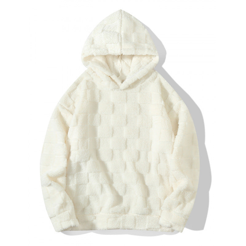 Damen Kuscheliger Fleece-Hoodie mit strukturiertem Design und Kapuze