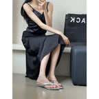 Damen edle Zehentrenner-Sandalen mit modischem Design R&B