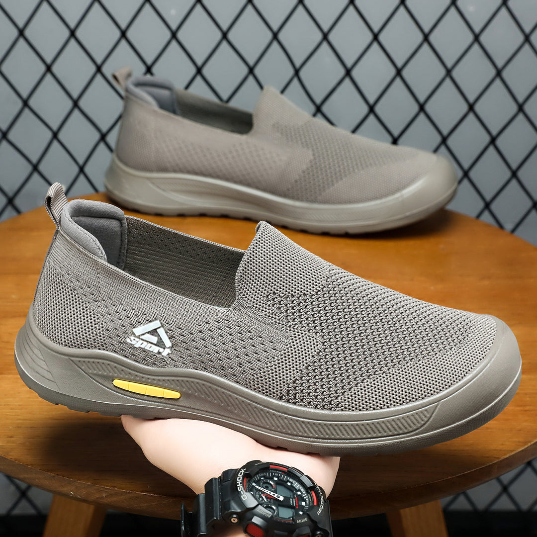 Damen atmungsaktive Slip-On Sportschuhe mit rutschfester Sohle R&B