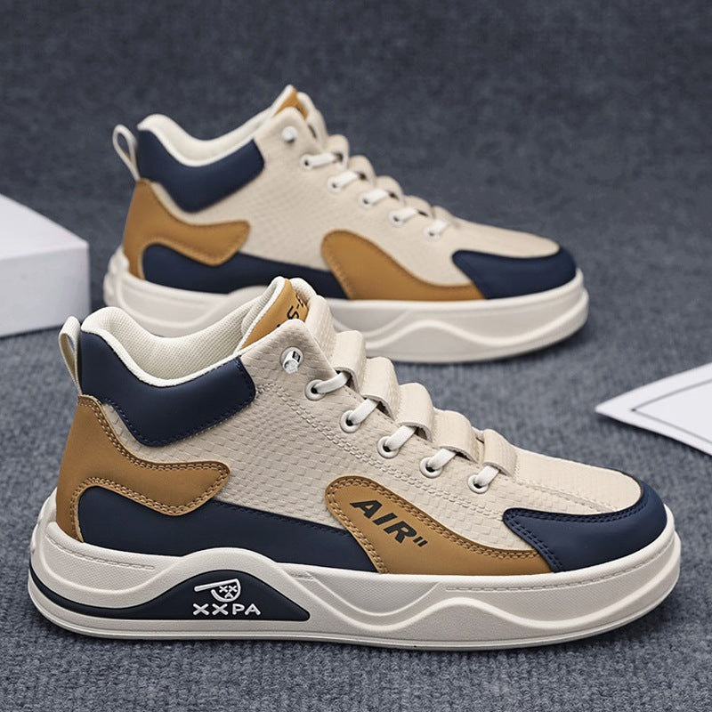 Herren Sportliche High-Top Sneakers mit rutschfester Sohle und atmungsaktivem Obermaterial R&B