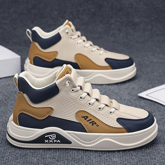 Herren Sportliche High-Top Sneakers mit rutschfester Sohle und atmungsaktivem Obermaterial R&B