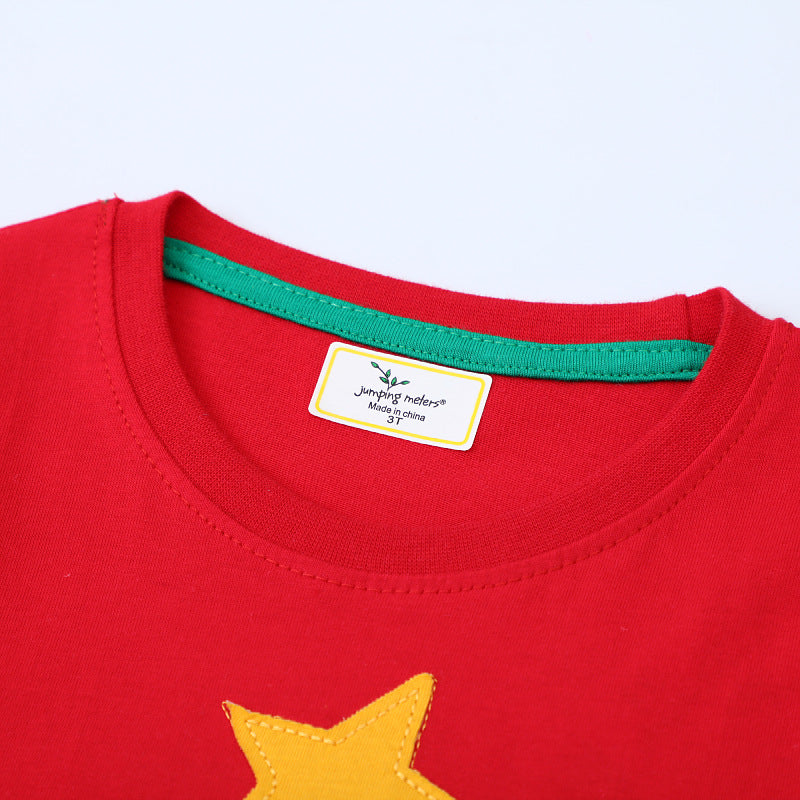 Mädchen Langarmkleid mit festlichem Weihnachtsbaum-Motiv R&B
