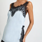 Damen Satin Cami mit Spitzenakzenten R&B