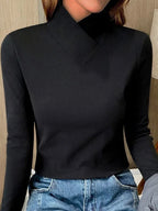 R&B | Eleganter Rollkragenpullover Mit Hohem Kragen