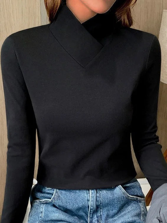 R&B | Eleganter Rollkragenpullover Mit Hohem Kragen