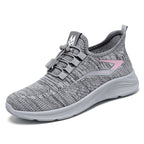 Damen Sportliche Leichtgewicht Sneakers mit elastischer Schnellschnürung R&B