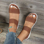 Damen Sportliche Sandalen mit verstellbaren Riemen und rutschfester Sohle R&B