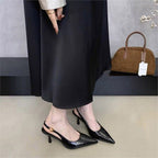 Damen Slingback Stiletto-Pumps mit elegantem Riemchen R&B
