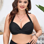 Damen Bikinioberteil mit eleganter Kreuzung und stützendem Schnitt R&B