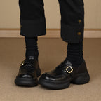 Damen Mokassins mit elegante Schnalle und komfortabler Plattformsohle