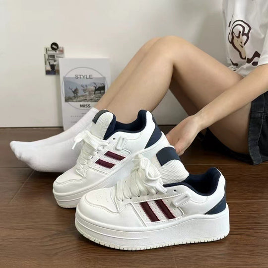 Damen Sportliche Komfort-Sneaker mit Plateau-Sohle und atmungsaktivem Obermaterial R&B