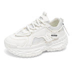Damen Sportliche Sneakers mit luftiger Mesh-Oberfläche und dämpfendem Sohlenprofil