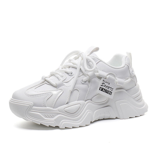 Damen modische Chunky Sneakers mit atmungsaktiver Mesh-Oberfläche und dämpfendem Sohlenprofil R&B